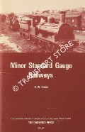 Book cover of Minor Standard Gauge Railways by KIDNER, R.W.